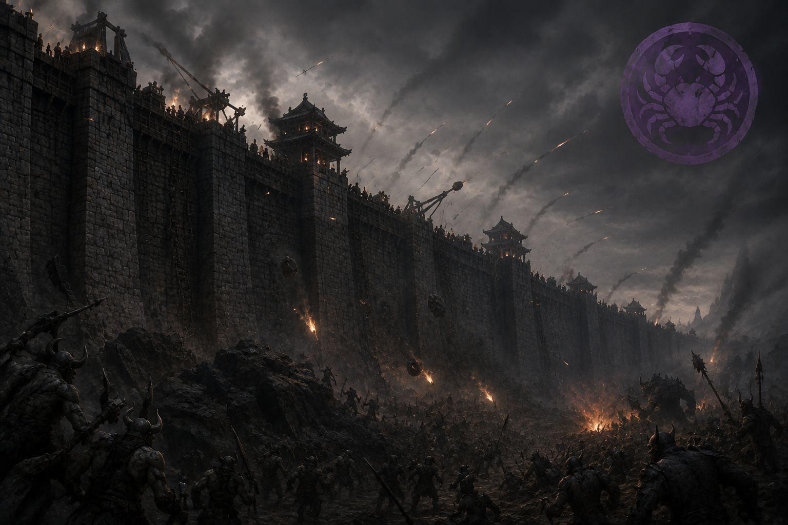 La Muralla Kaiu vigilando las Tierras Sombrías